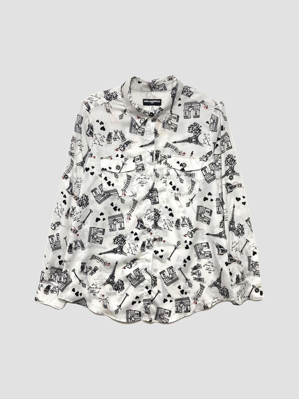 Camisa KARL LAGERFELD - Talla M (VOP00971070)-0