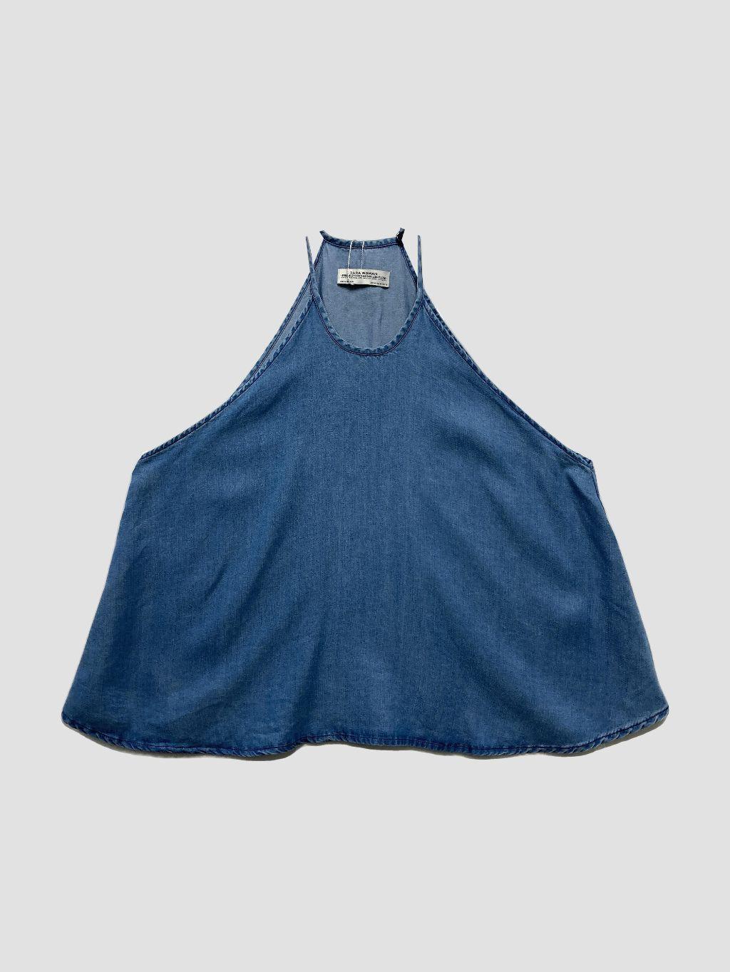 Polera sin mangas ZARA - Talla M (VOP01029162)-0