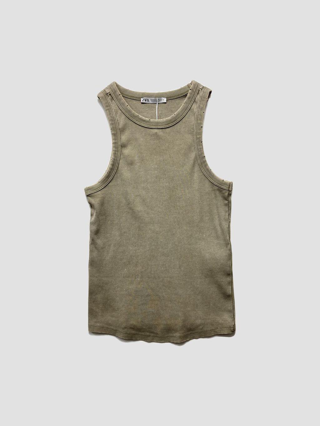 Polera sin mangas ZARA - Talla M (VOP00927966)-0