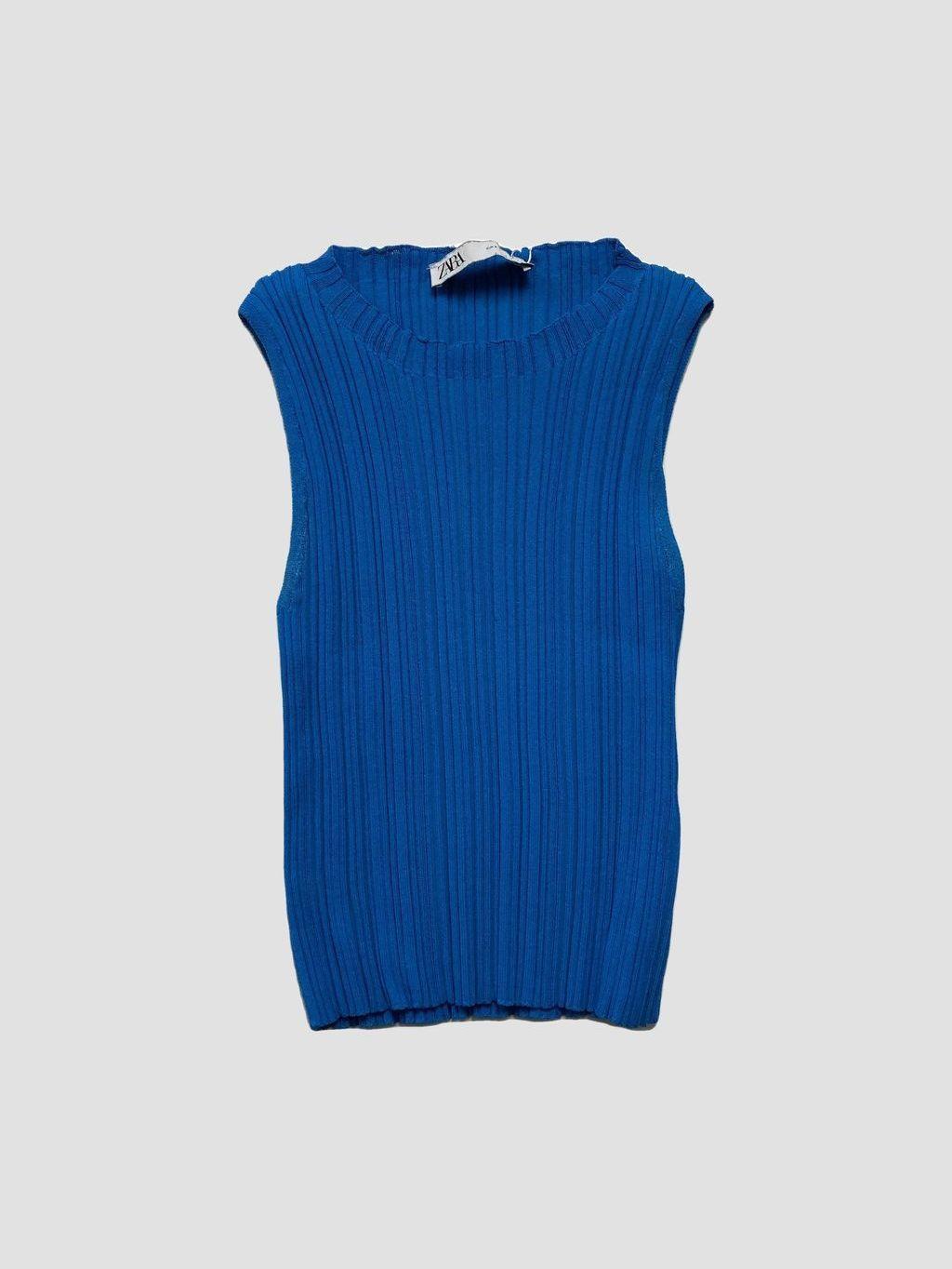Polera sin mangas ZARA - Talla S (VOP00995516)-0