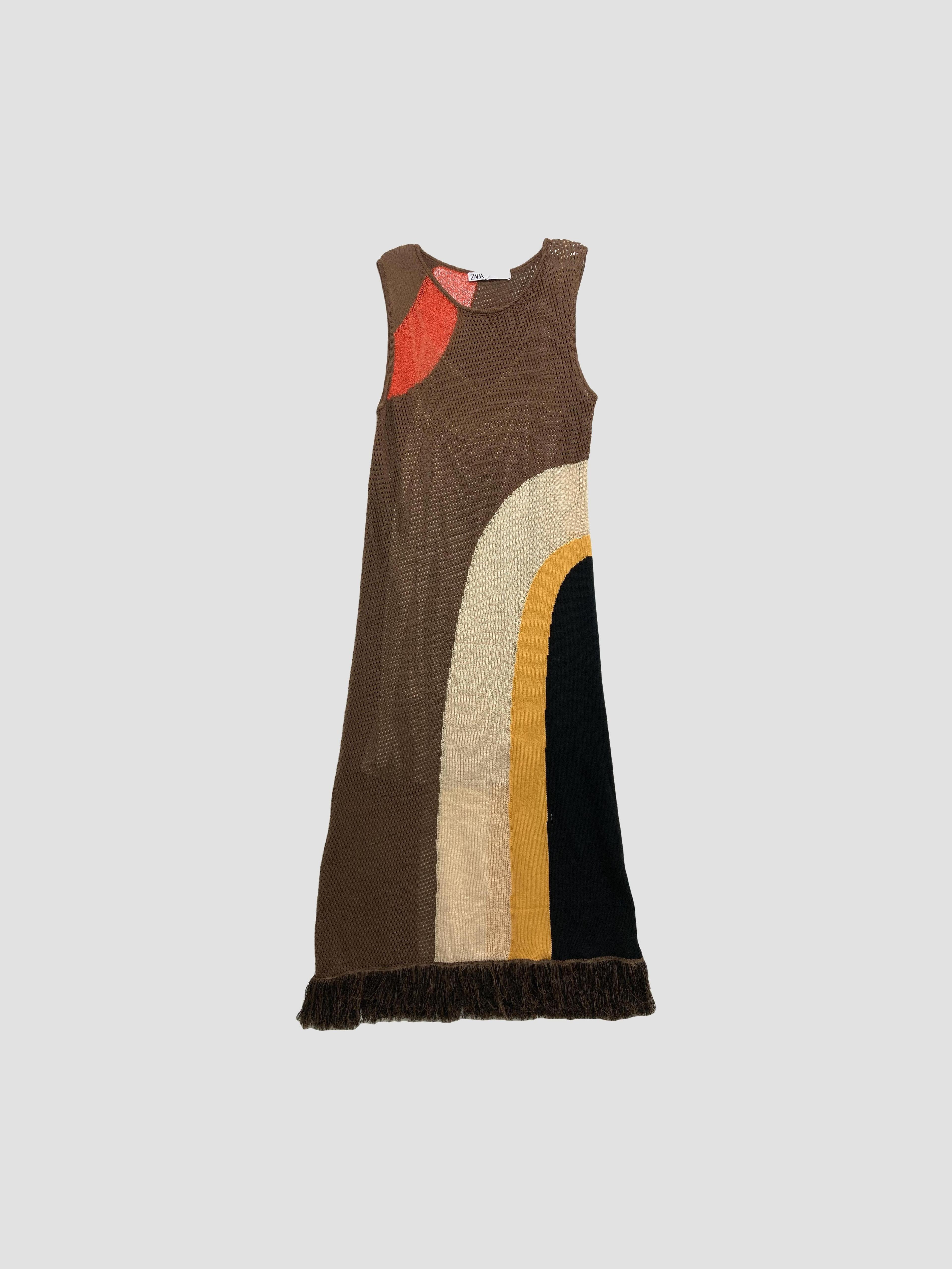 Vestido largo ZARA - Talla L (VOP01058182)-0