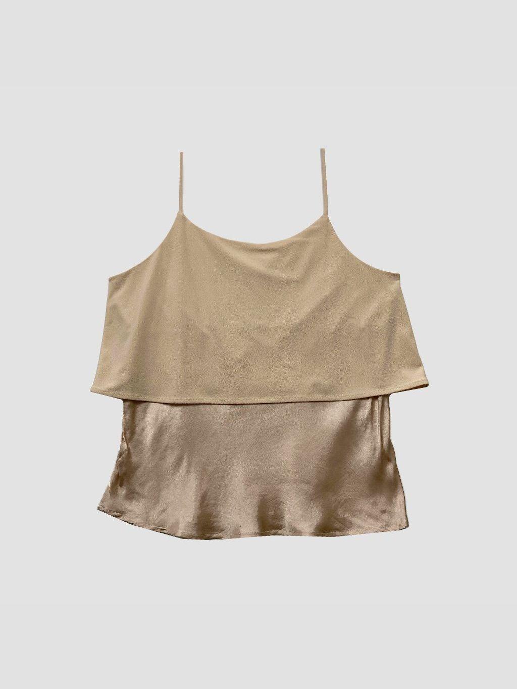 Polera sin mangas MANGO - Talla L (VOP00912992)-0