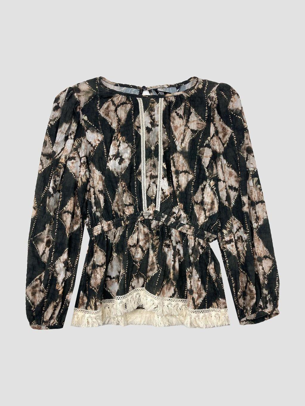Blusa ZARA - Talla L (VOP01103720)-0