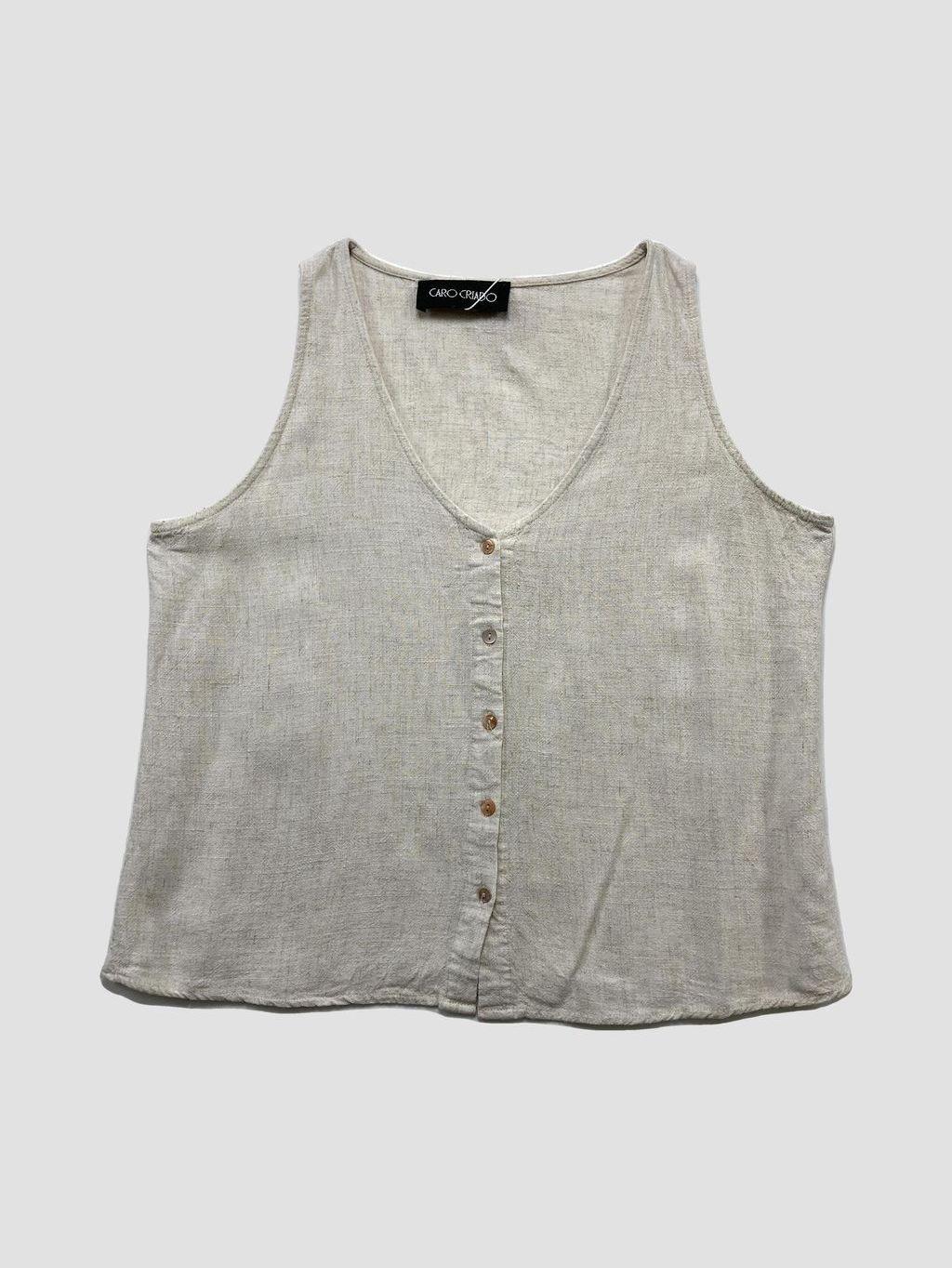 Polera sin mangas CARO CRIADO - Talla M (VOP00991299)-0
