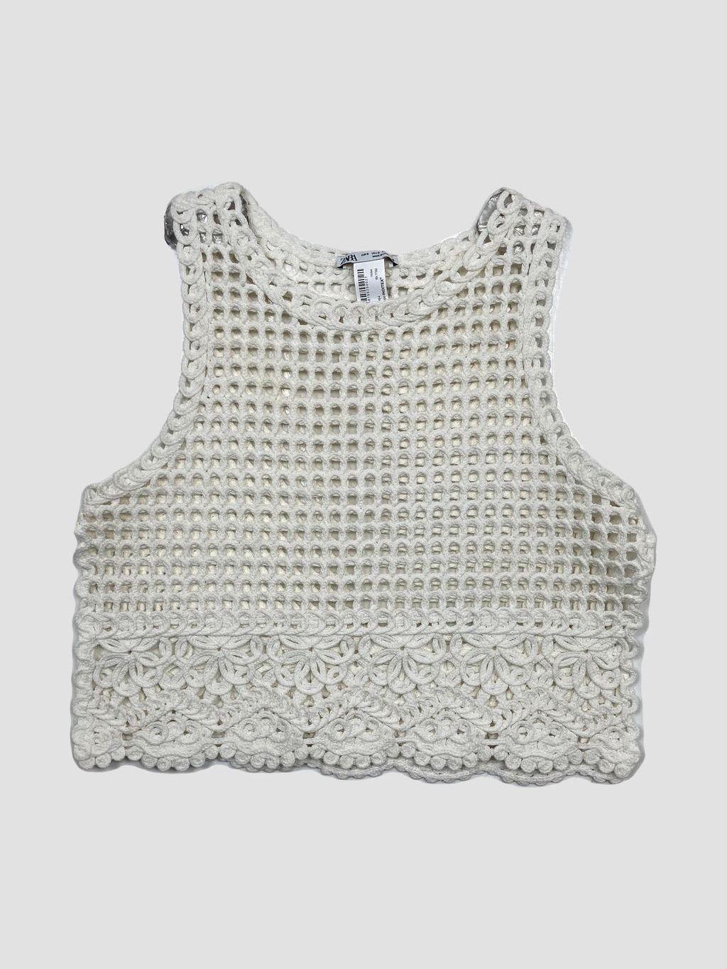 Polera sin mangas ZARA - Talla S (VOP01155031)-0