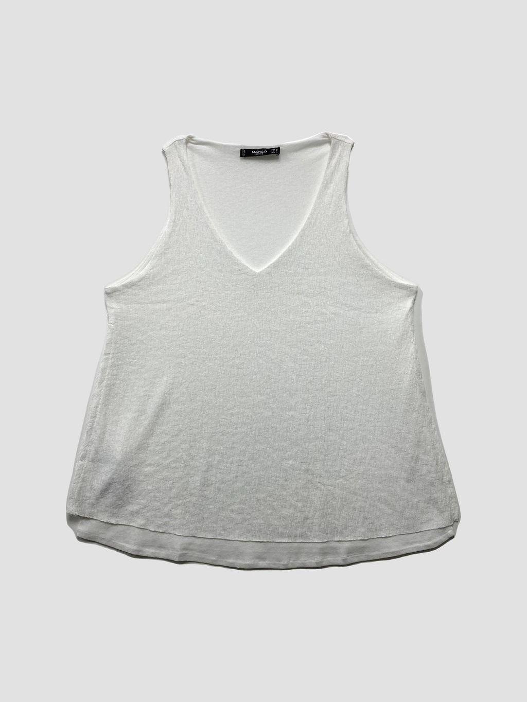 Polera sin mangas MANGO - Talla M (VOP00894281)-0