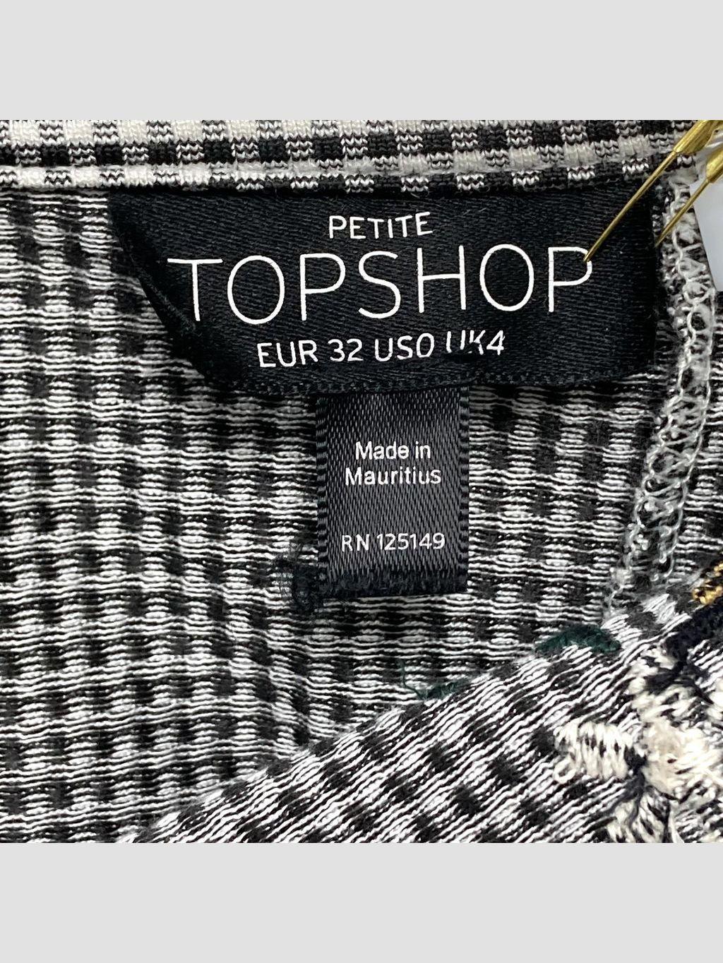 Vestido corto TOPSHOP - Talla XXS (VOP01047757)-1