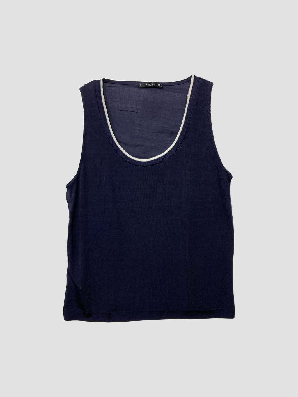 Polera sin mangas MANGO - Talla M (VOP01220170)-0