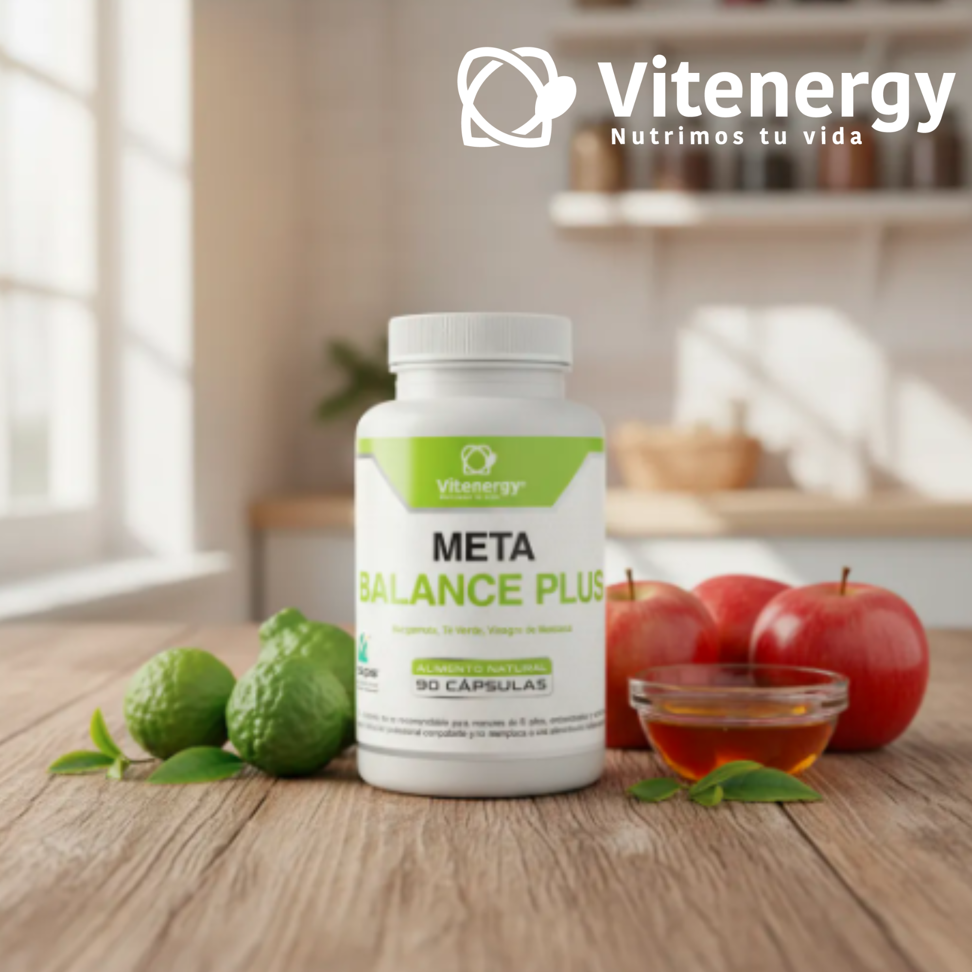  VINAGRE DE MANZANA + TÉ VERDE + BERGAMOTA - PACK 3 FÓRMULA METABOLISMO - 270 CÁPSULAS-4