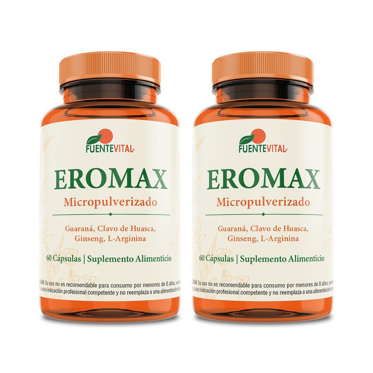 Eromax L Arginina -Potenciador sexual pack x2-0
