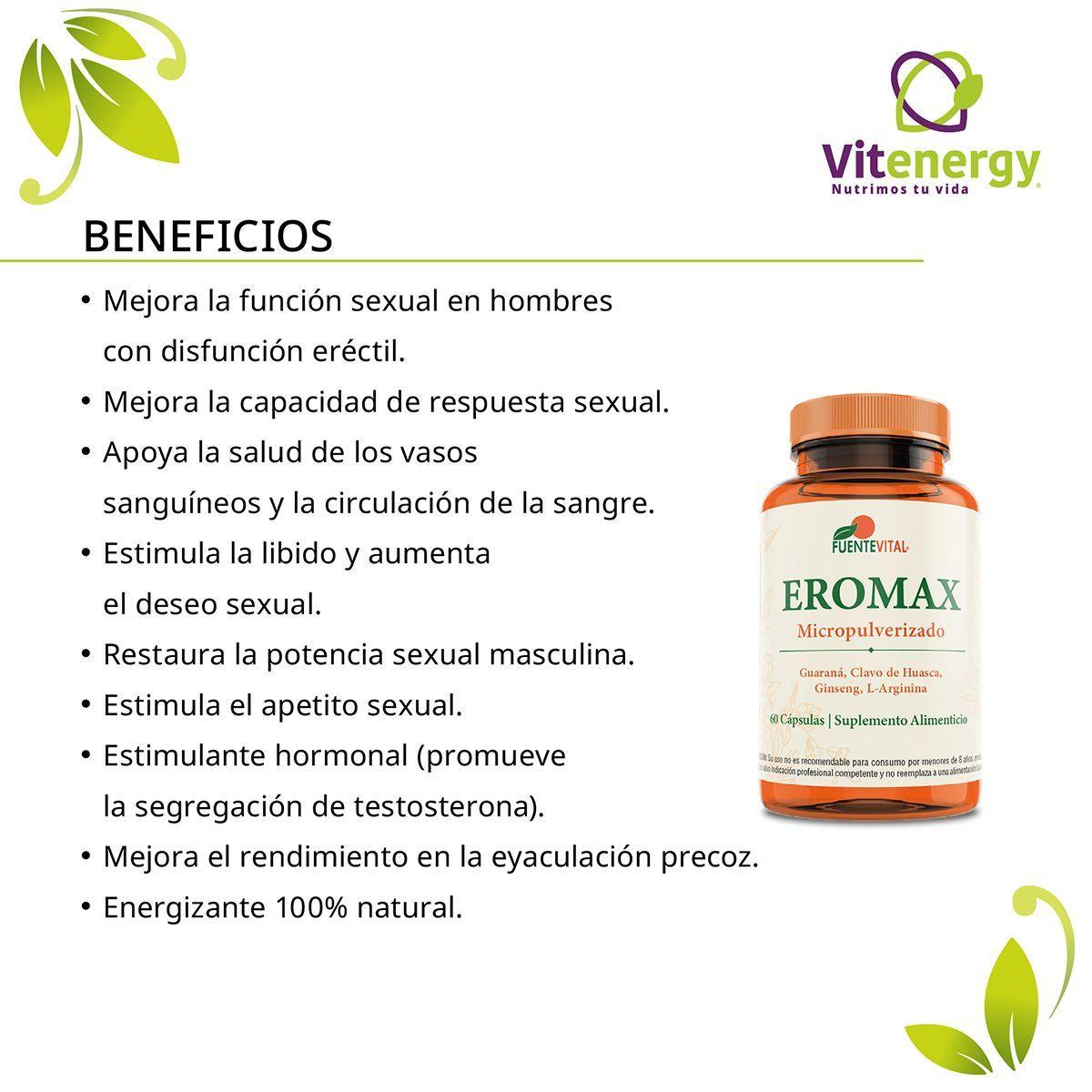 Eromax L Arginina -Potenciador sexual pack x2-1