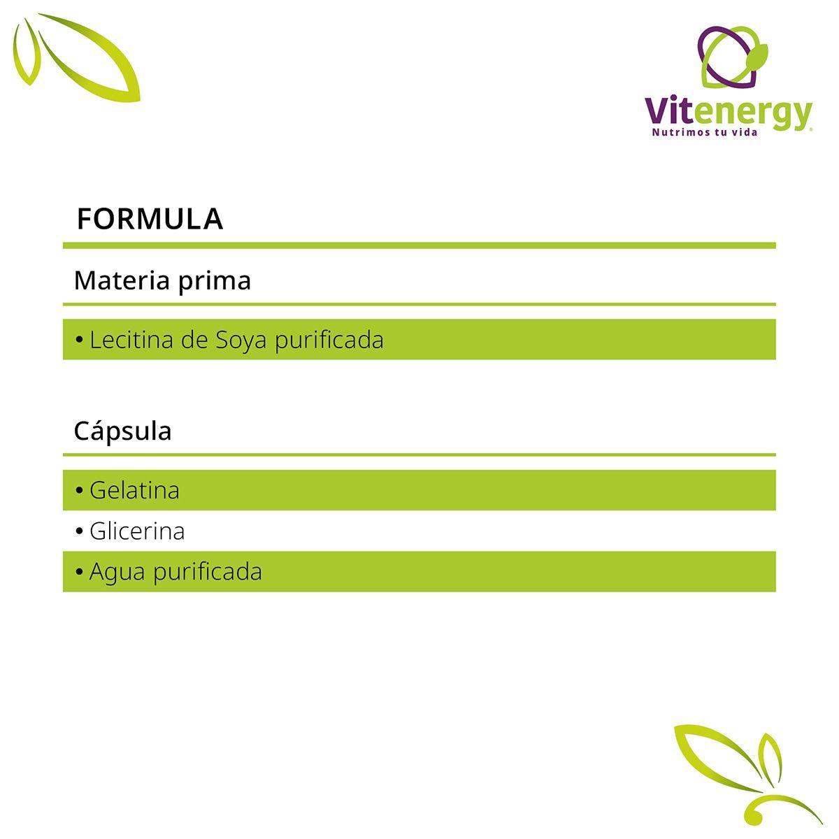 LECITINA DE SOYA FUENTE VITAL cáps | MEMORIA COLESTEROL - PACK x2-2