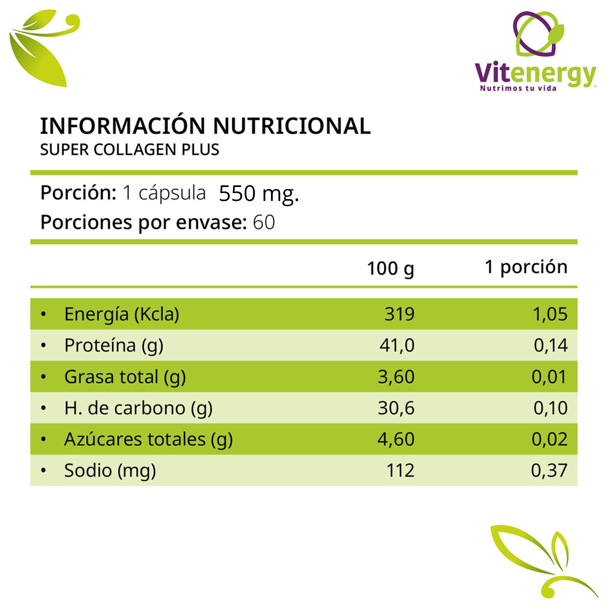Colágeno + Zinc + Magnesio + Vitamina E - Súper Collagen Plus Original - Pack x 3-4