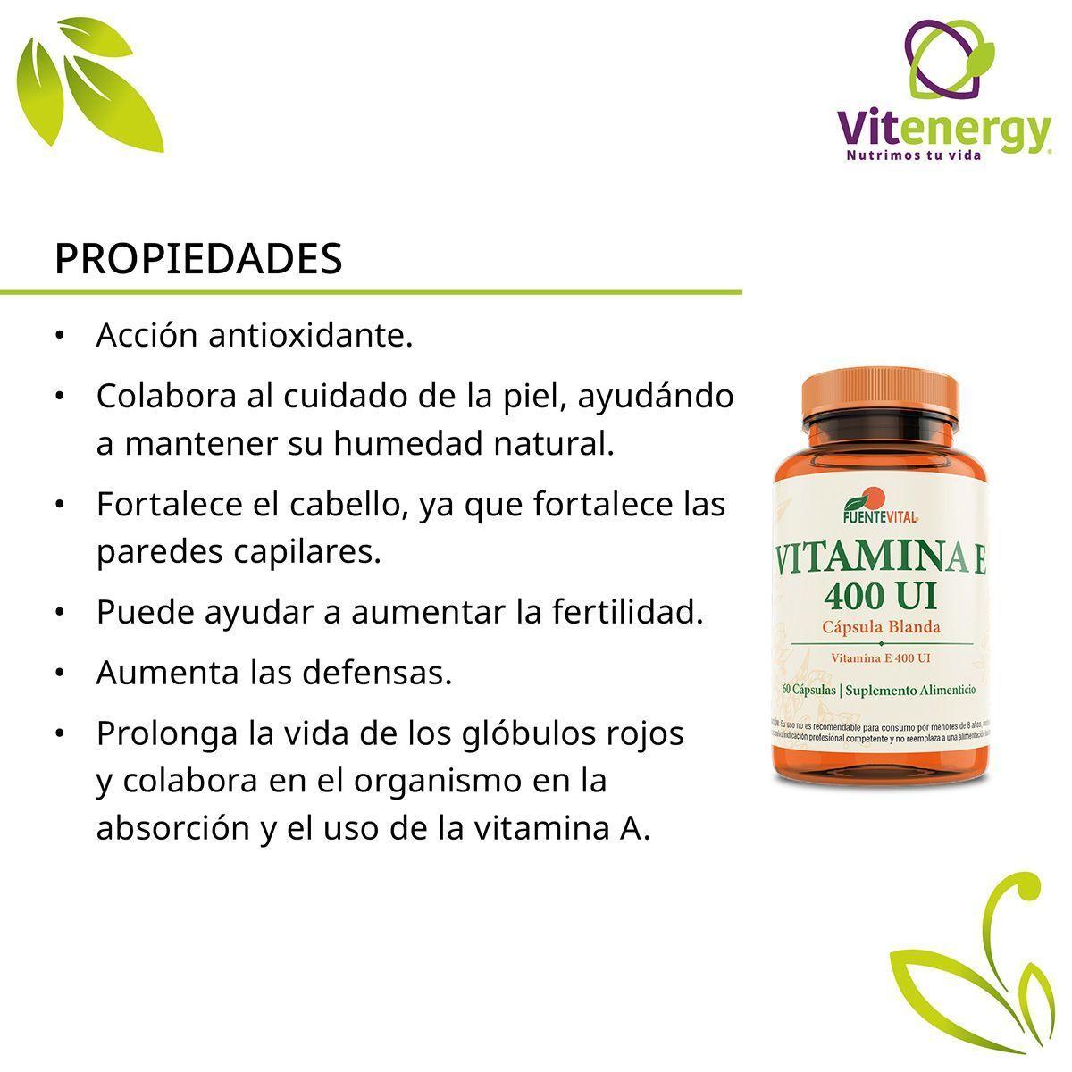 BIOTINA COLÁGENO PLUS 7 + VITAMINA E - CABELLO PIEL Y UÑAS - PACK -3