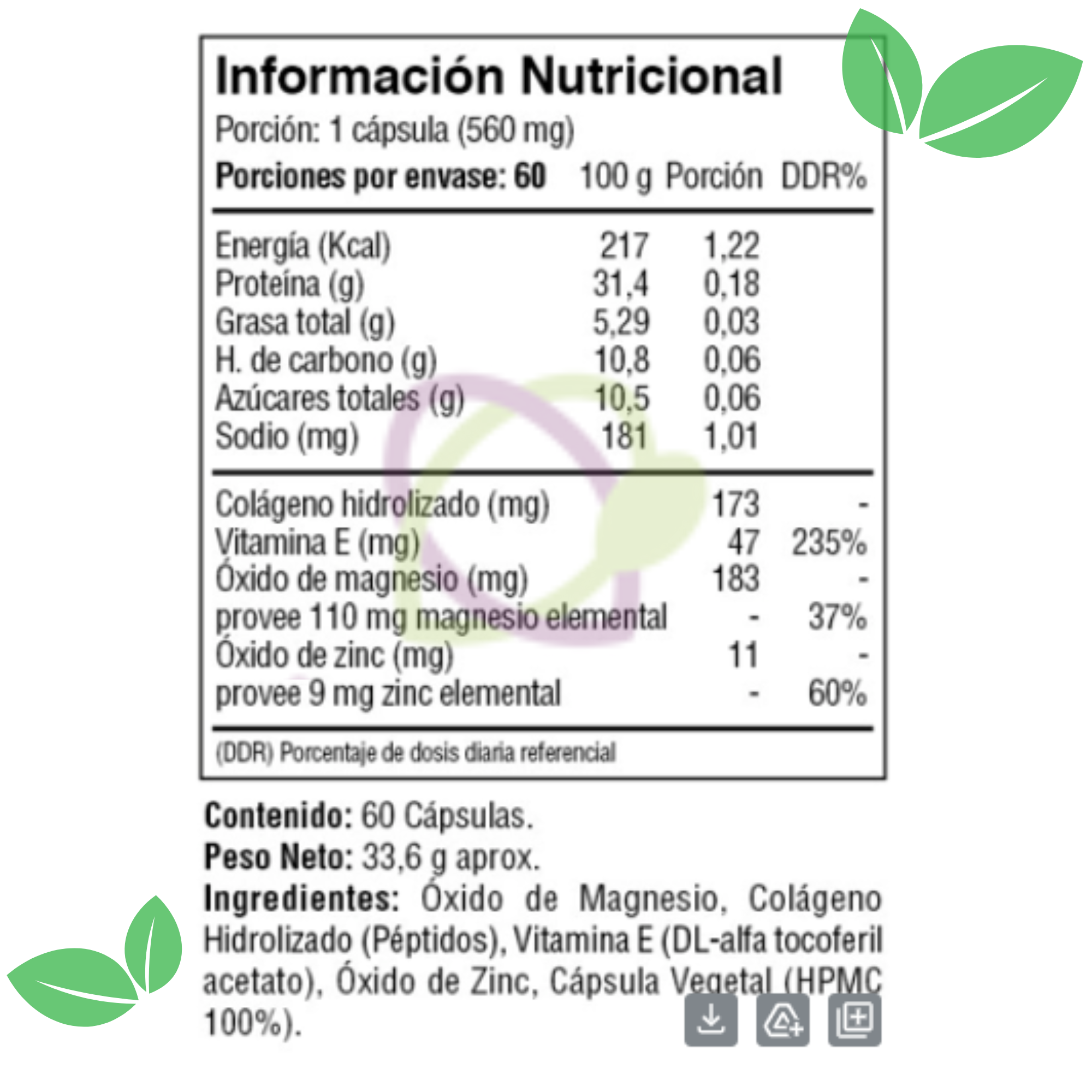 PACK RESVERATROL 500 MG. + SUPER COLÁGENO PLUS VITENERGY - 120 CÁPSULAS VCAPS-5