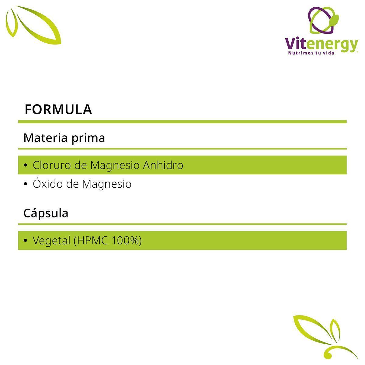 Cloruro de Magnesio 200 Mg - 90 Cápsulas - Pack Oferta x 3-3