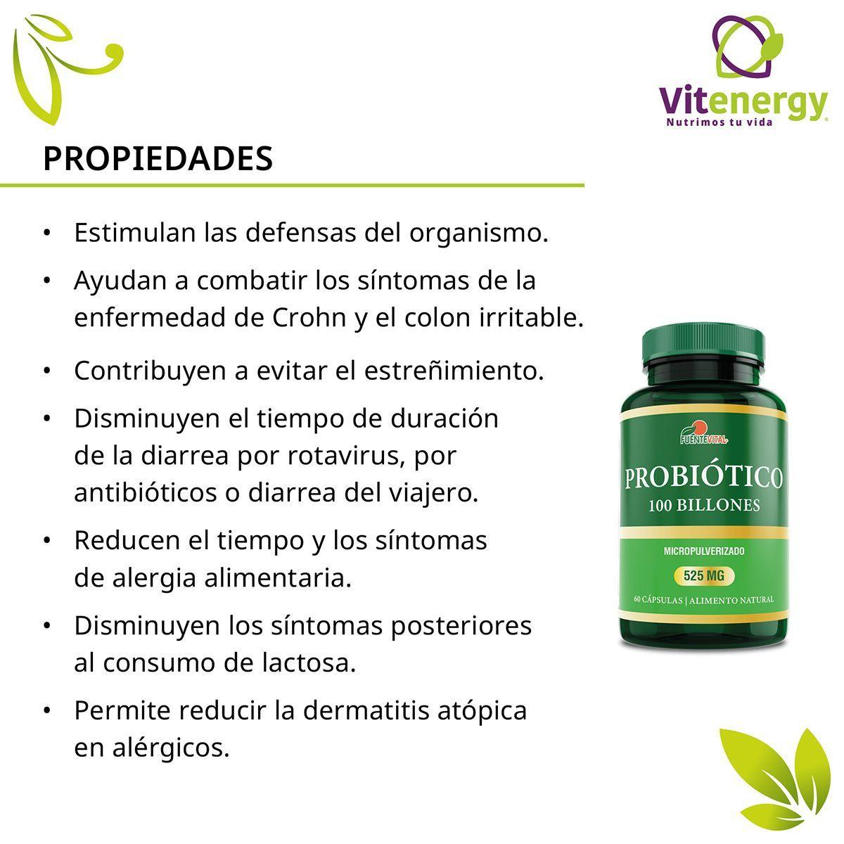 Colágeno Biotina Plus  7 Componentes + Probiótico 100 Billones - Pack -1