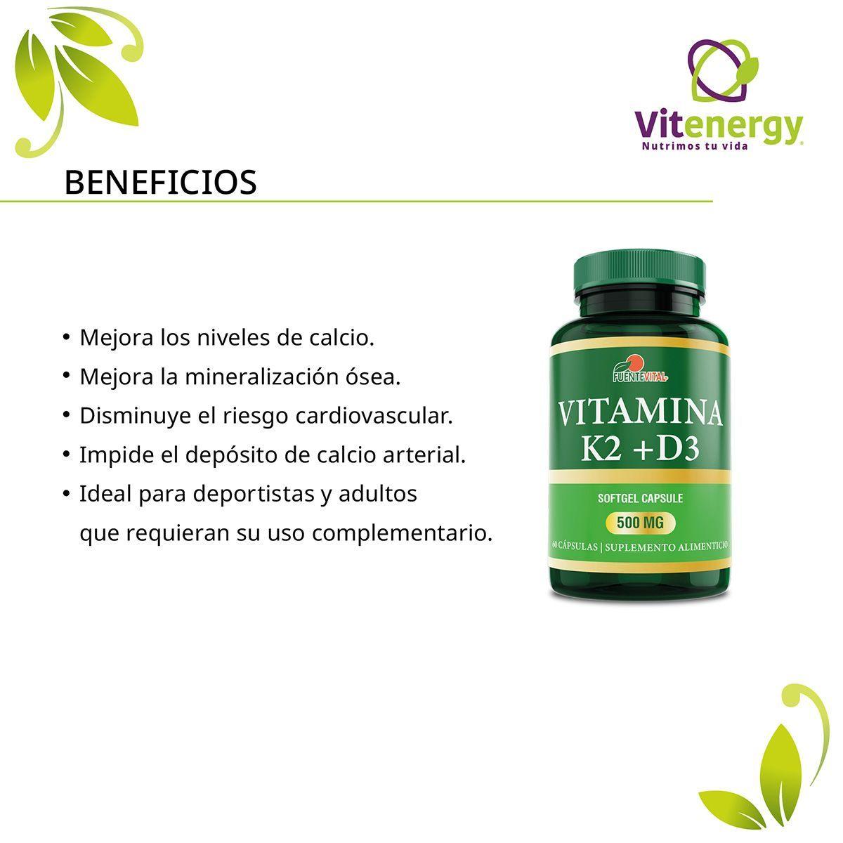 Colágeno - zinc-magnesio + vitamina k2+D3 pack -5