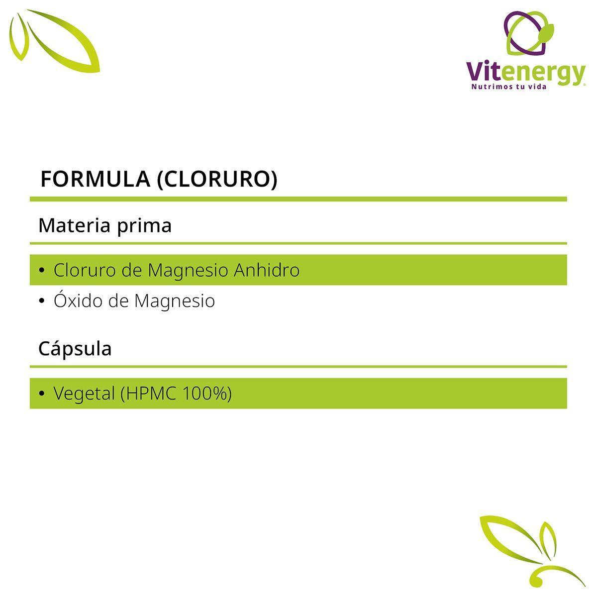 Cloruro de magnesio  Capsulas - Oferta pack 2 -3