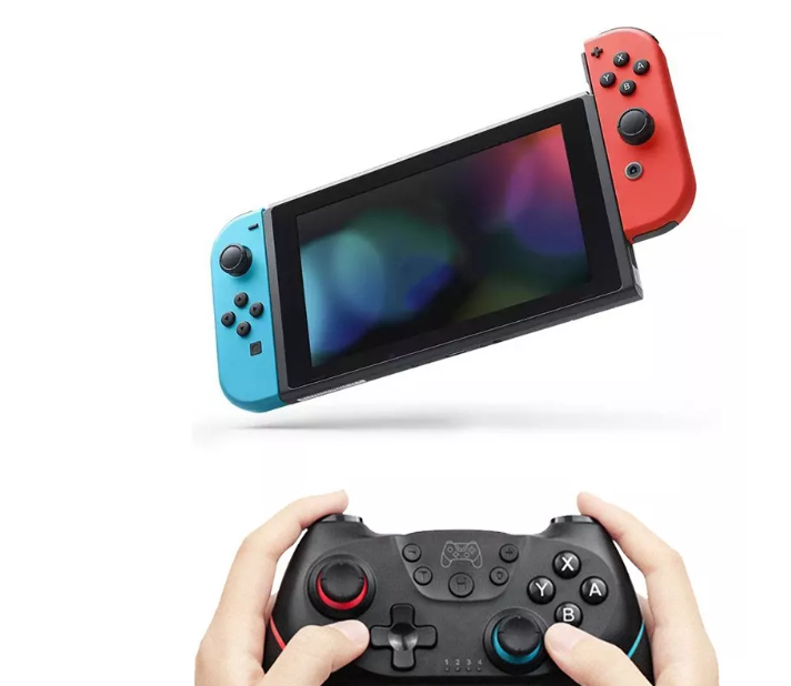 Control Gamepad Mando Compatible Nintendo Switch Inalámbrico Color Negro-2