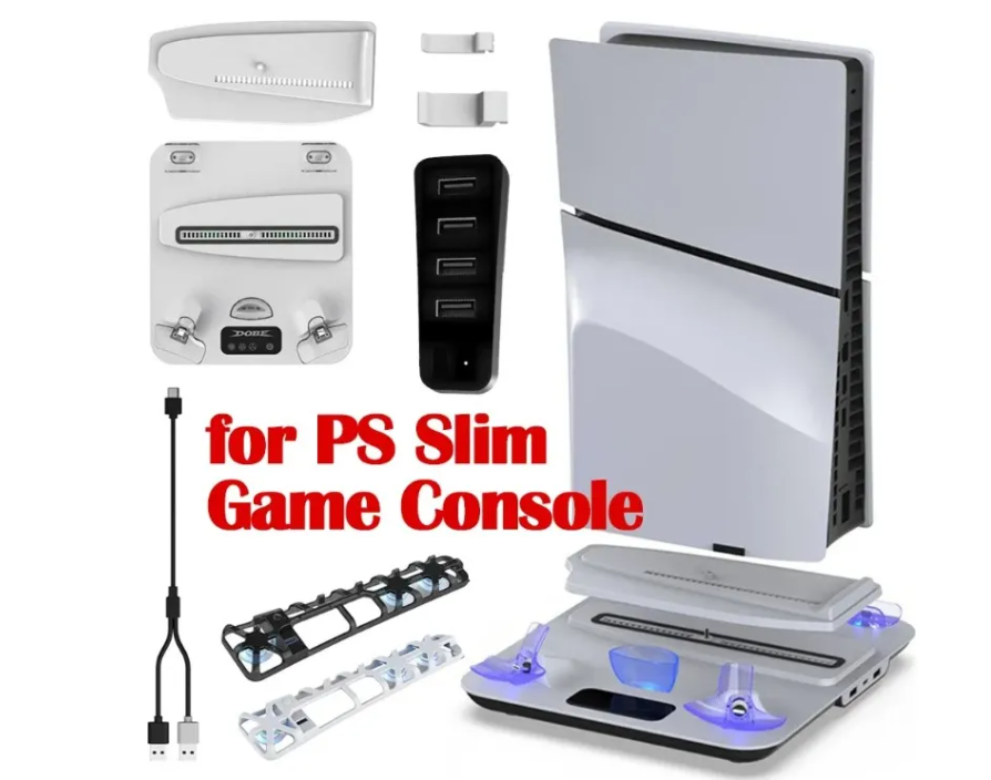 estación de carga Dock Enfriamiento compatible con  Ps5/ Ps5 Slim/ps5 Pro-3