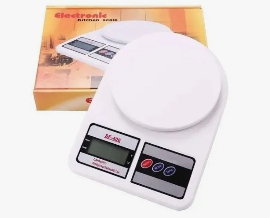 Balanza Pesa Digital Para Cocina Comercio 0 A 10kg Capacidad Máxima 10 G Color Blanco-3