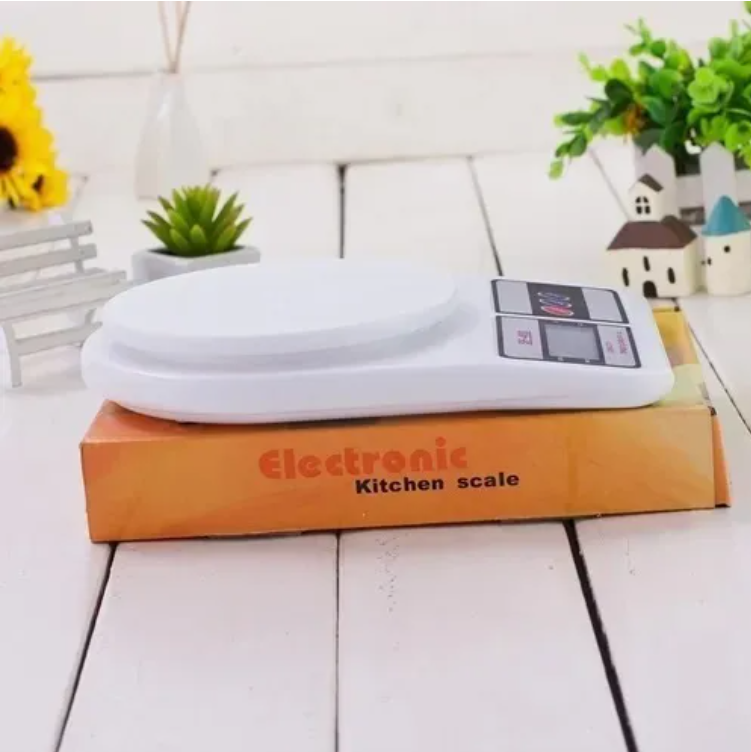 Balanza Pesa Digital Para Cocina Comercio 0 A 10kg Capacidad Máxima 10 G Color Blanco-4