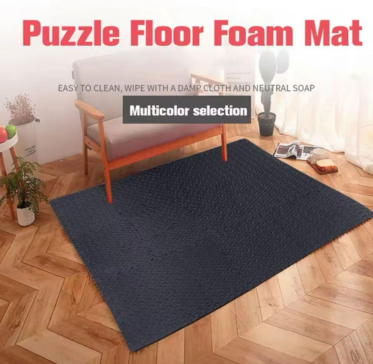 Piso Alfombra Goma Eva Tipo Madera, 4 Cuadrados, 60x60cms-4