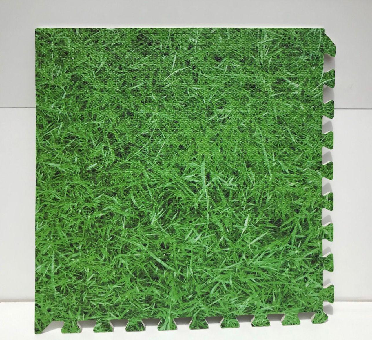 Piso Alfombra Goma Eva Tipo Madera, 4 Cuadrados, 60x60cms-2