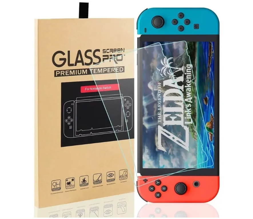 Láminas Protectoras Nintendo Switch / Oled Vidrio Templado-0