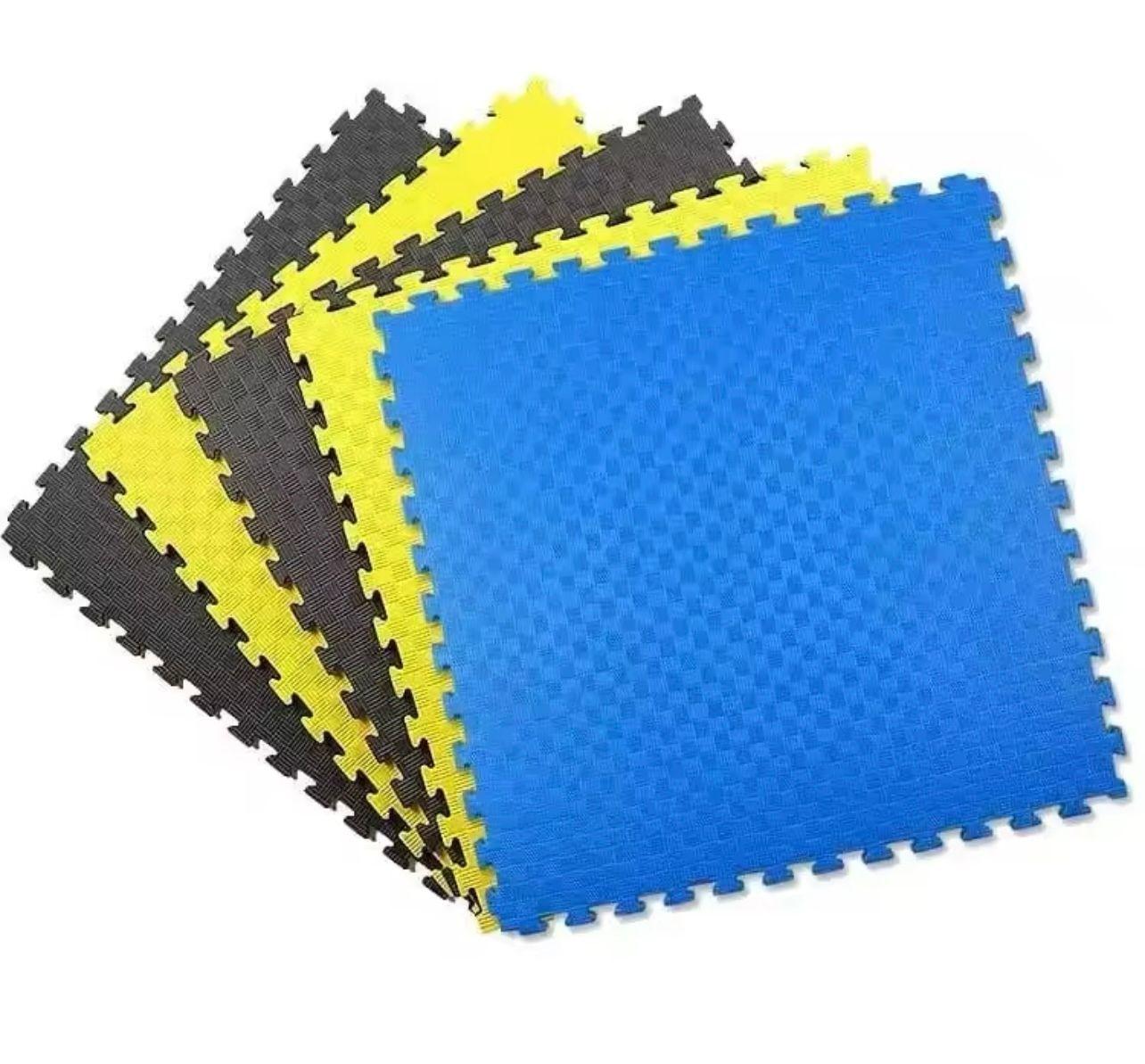 Goma Eva tatami 100x100 Bicolor 20 Mm Piso Alfombra-4