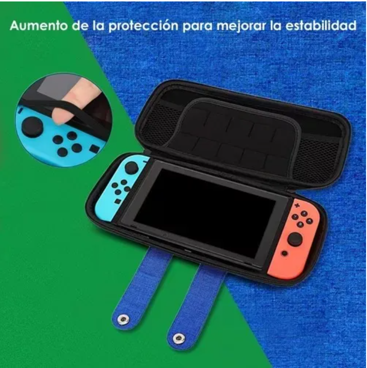 Bolso Estuche Protector Nintendo Switch De Mario Bross-2