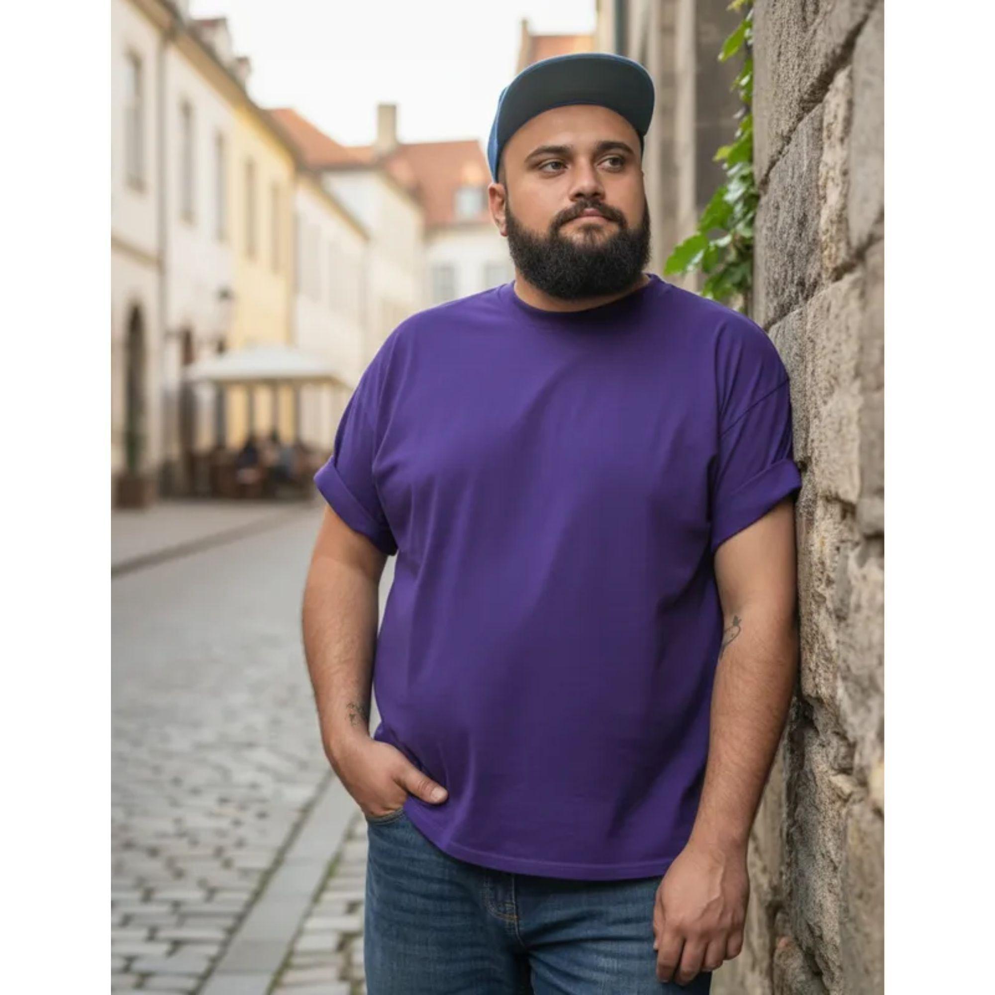 Polera Sumey Algod n Premium Plus Size Manga Corta Hombre-3