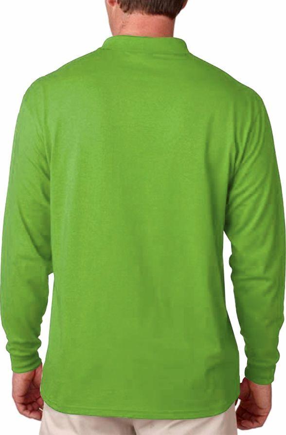 Polera Pique Sumey Manga Larga Algodon Unisex-2
