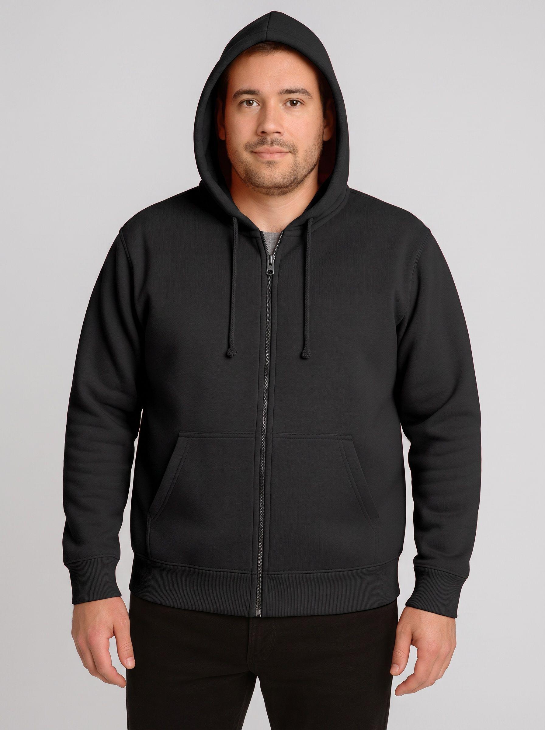 Poleron Cierre Canguro Y Capucha Hoddie Para Estampar-0