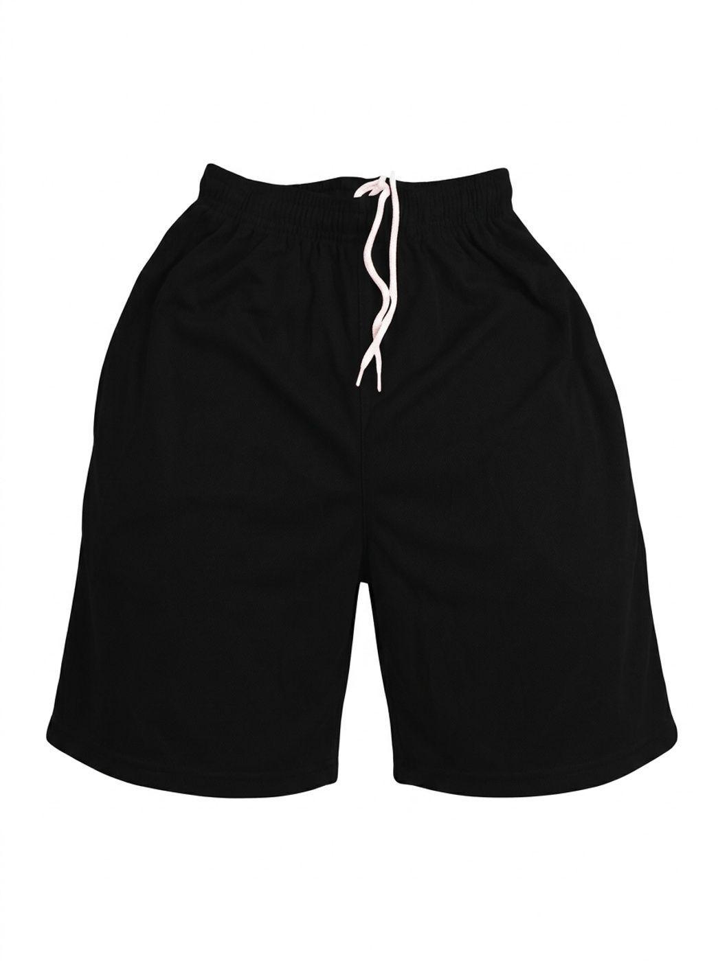 Short Deportivo Poliester Liso Unisex Sin Logos-3