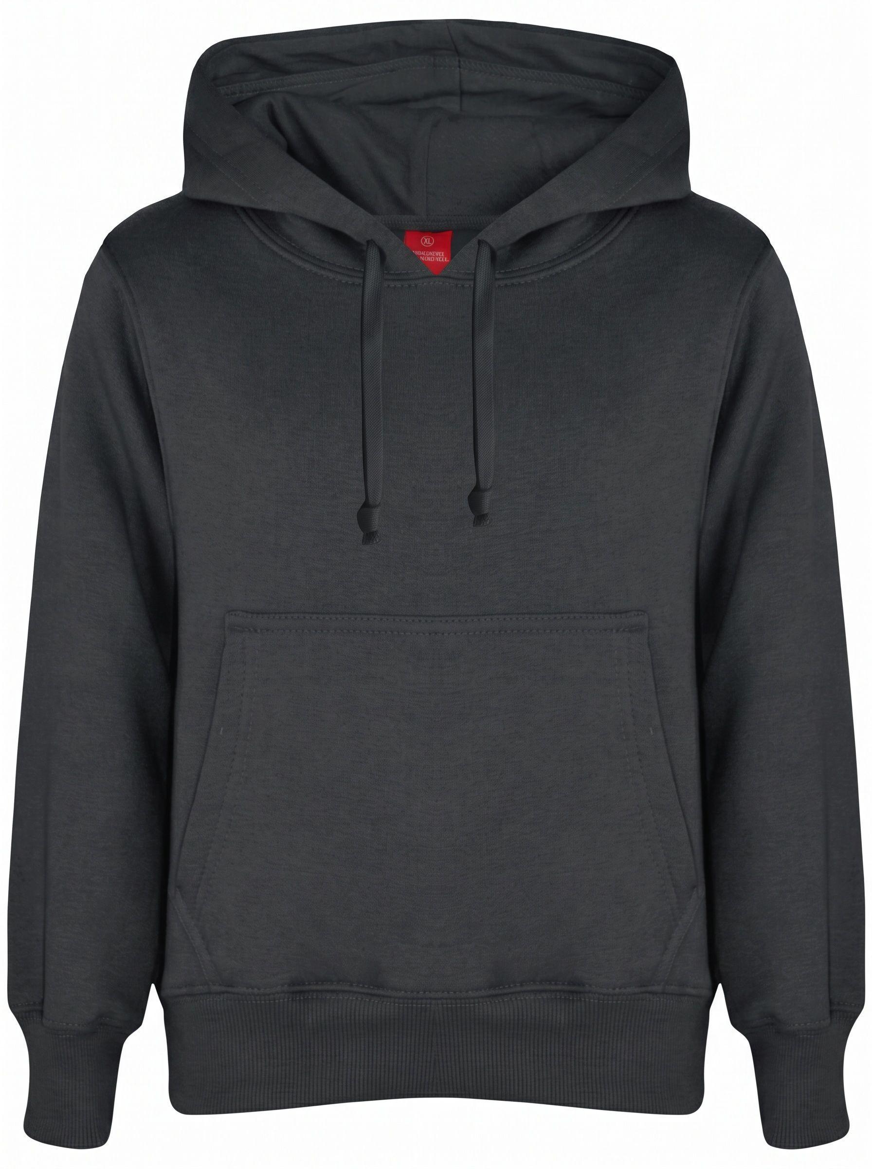 Poleron Tallas Extras Canguro Y Capucha Hoddie Para Estampar-1