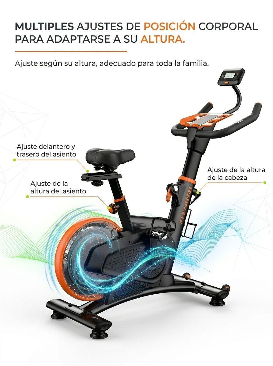 Bicicleta Spinning Magnetica Profesional K12 6 kg-4