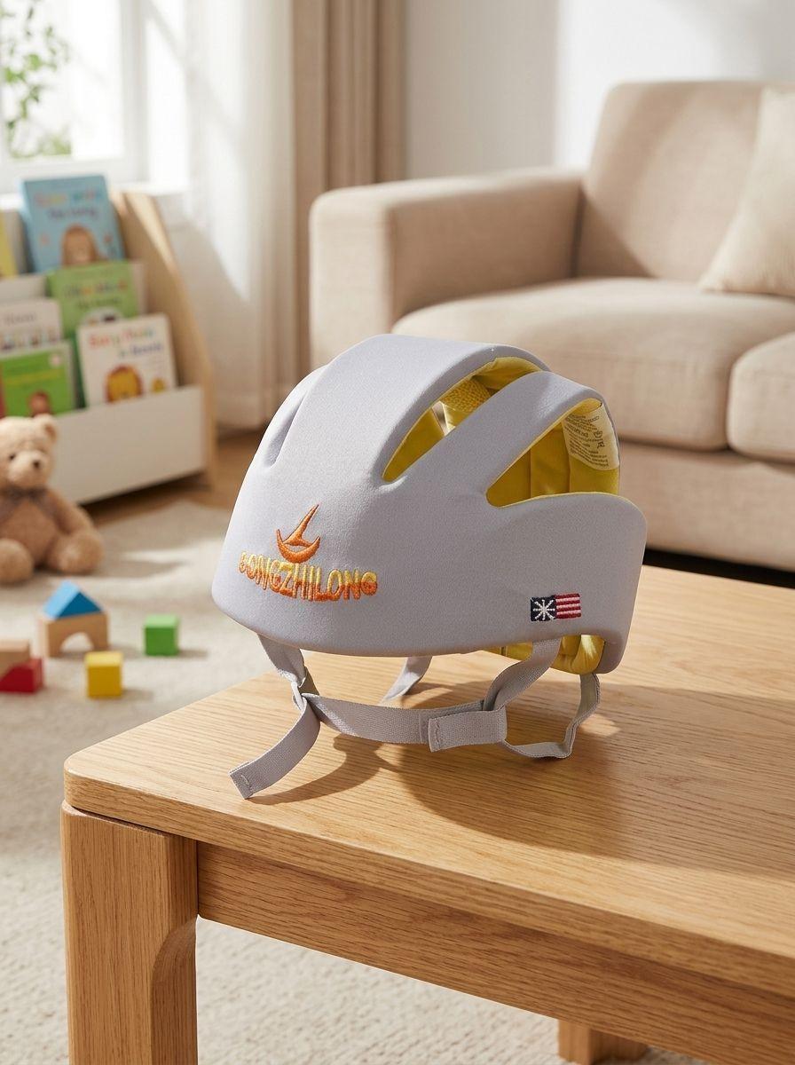 Casco Protector Bebe Antigolpe Gateo Ajustable 6 Meses-5