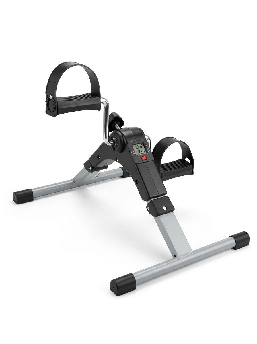 Pedalera Mini Bicicleta Plegable Manos y Pies con Pantalla-0
