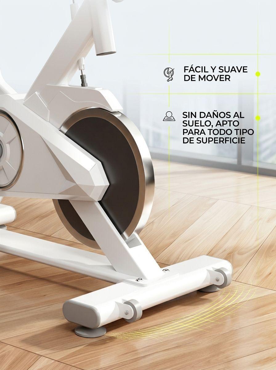 Bicicleta Spinning Pro Sport 6 kg Disco Inercia Ajustable-3