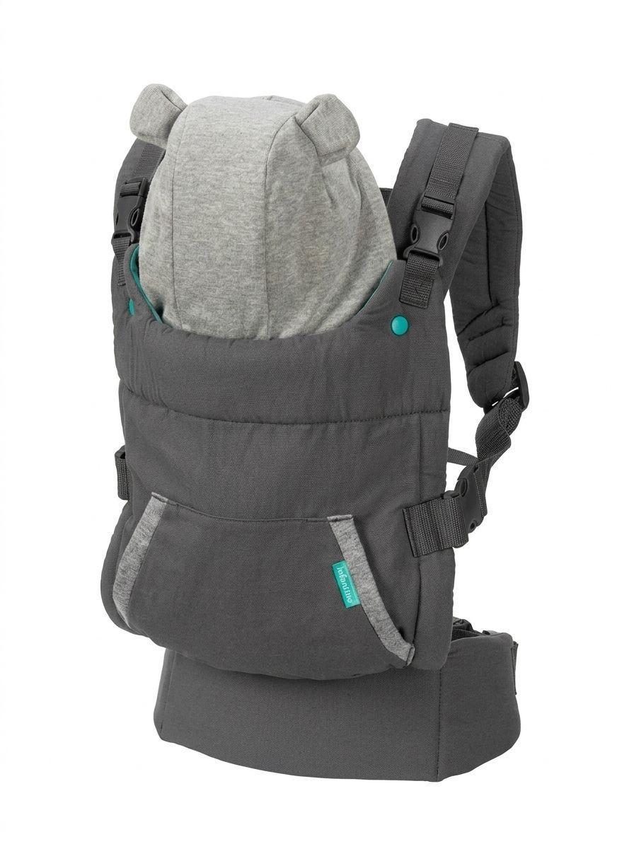 Porta Bebe Ergonomico Osito Con Gorro-1