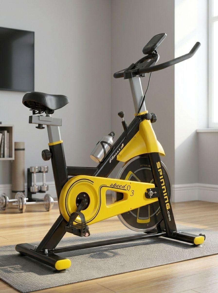 Bicicleta Spinning Profesional Q3 Pro 6 kg Monitor LCD-4