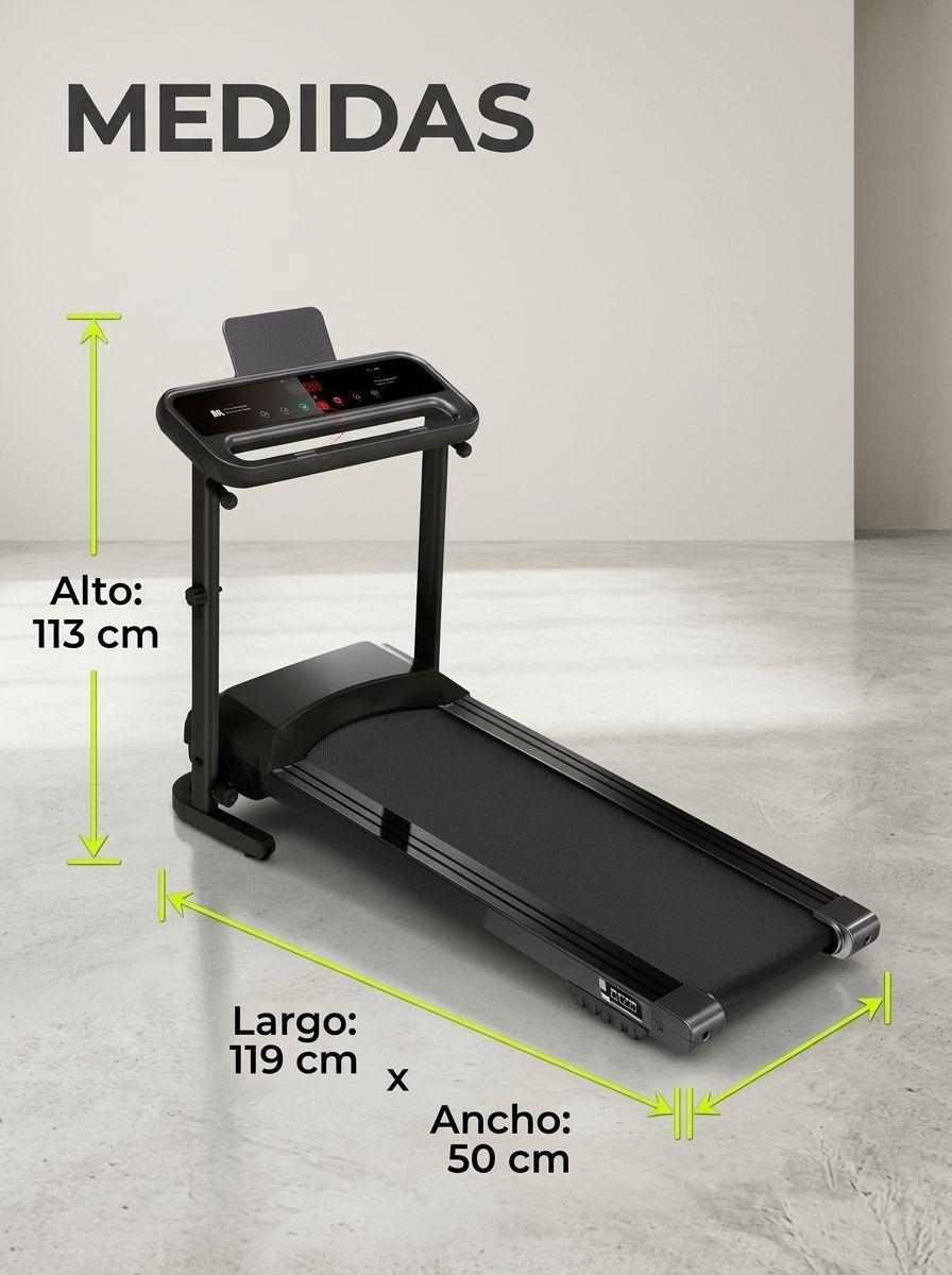 Trotadora Electrica K500 Super Compacta Plegable-3