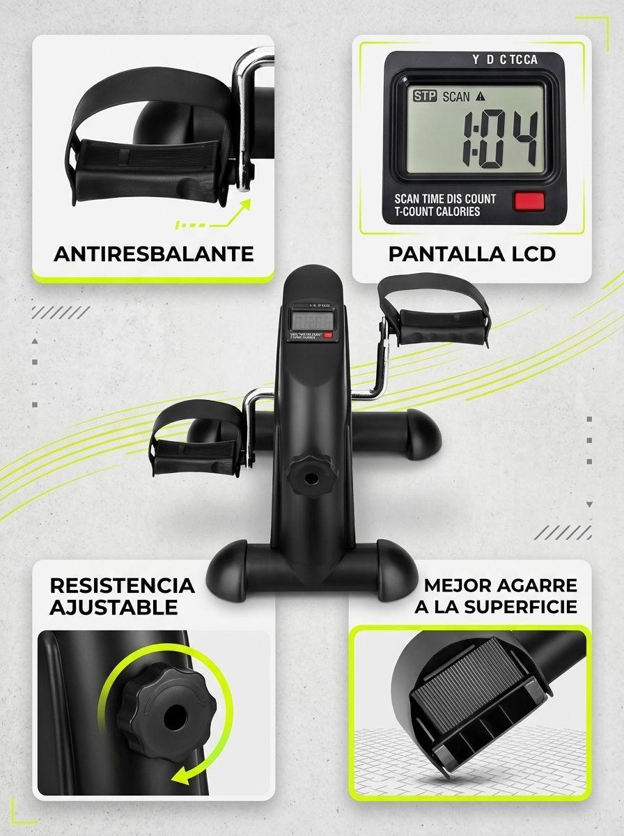 Pedalera Mini Bici Pro Manos y Pies Rehabilitacion-4