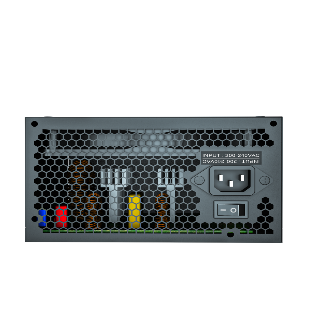 Fuente de Poder Esgaming ES RGB750W Cables Fijos Certificada 80 PLUS Bronze ATX-3