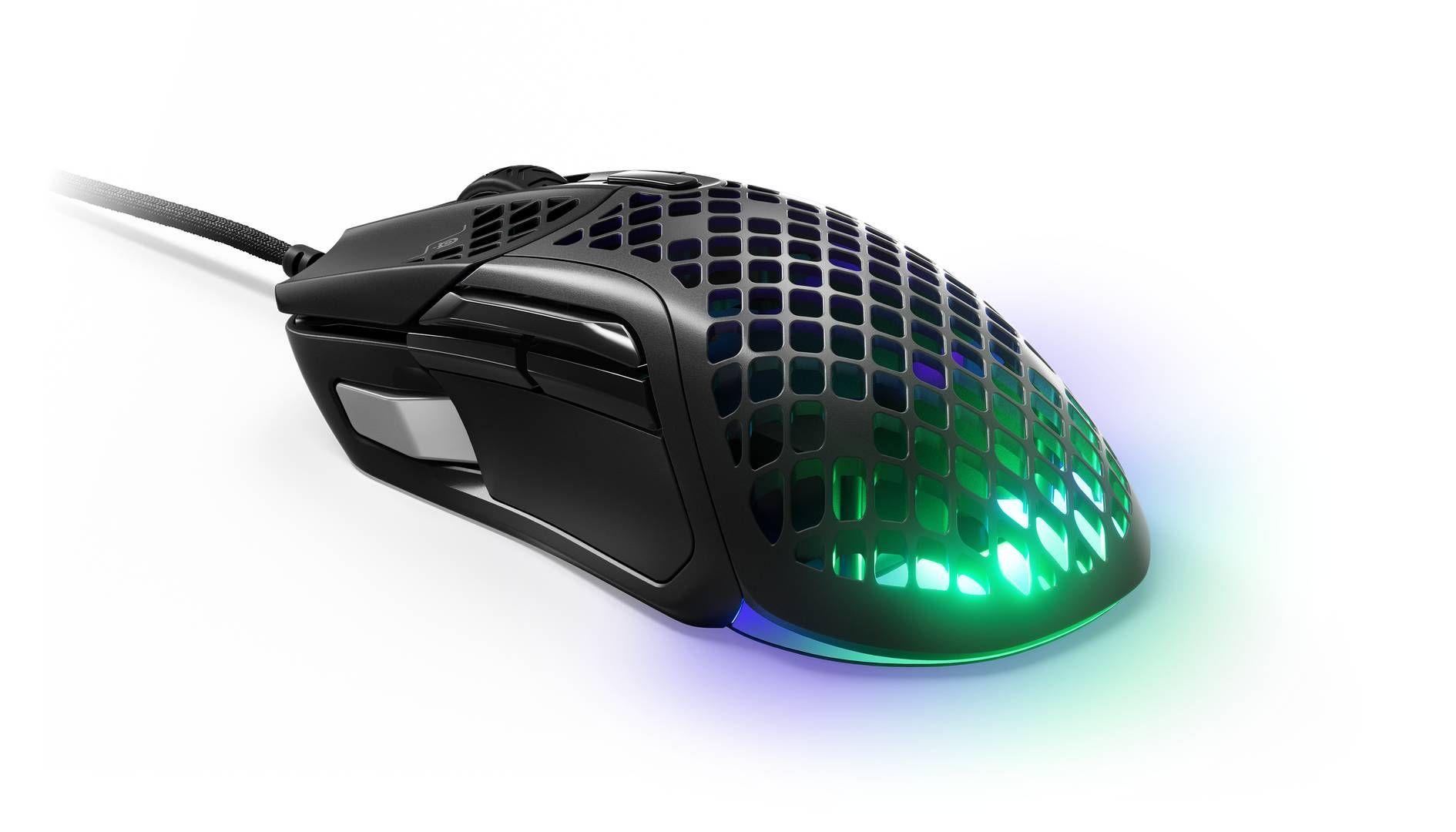 Mouse Gamer SteelSeries Aerox 5, Ultra-liviano, 9 Botones, 18000 DPI, Negro-0