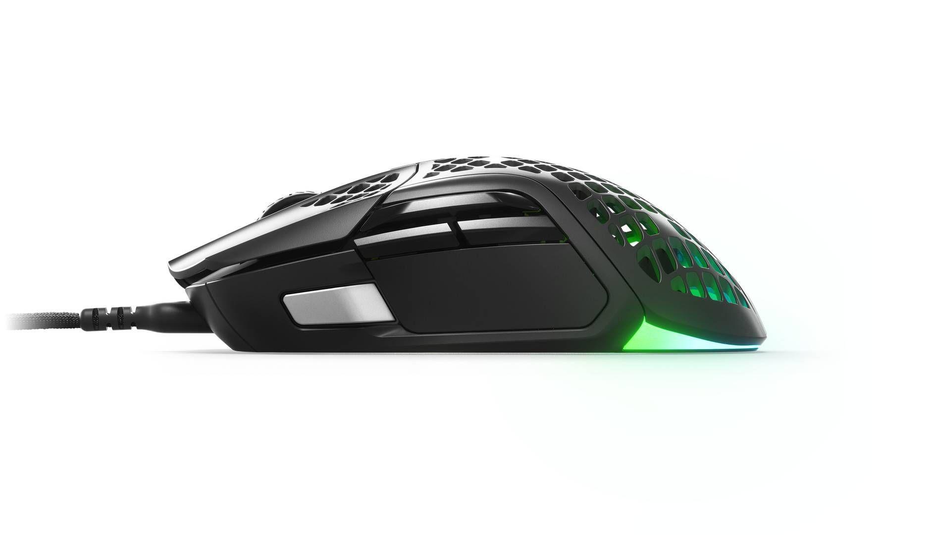 Mouse Gamer SteelSeries Aerox 5, Ultra-liviano, 9 Botones, 18000 DPI, Negro-1