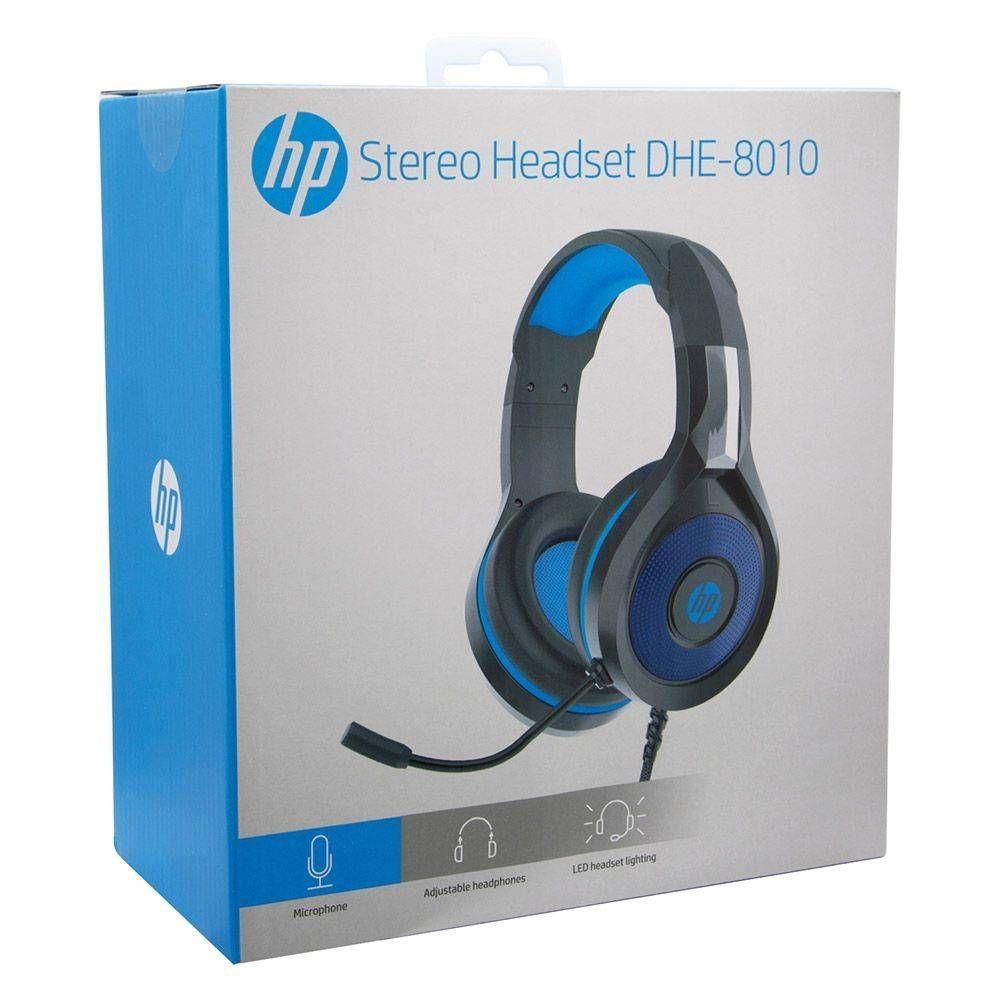 Audífonos Gamer HP DHE-8010, LED, Jack 3.5mm, USB-3
