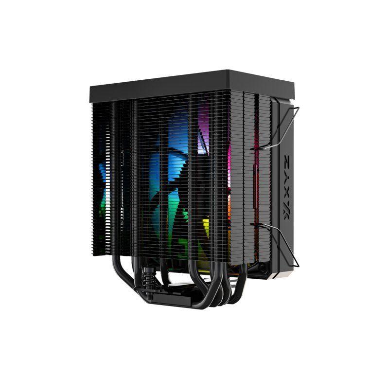 Disipador para CPU XYZ THERMAX PULSAR 6, 1x120mm, 6 Heatpipes, Pantalla T°, Negro-4